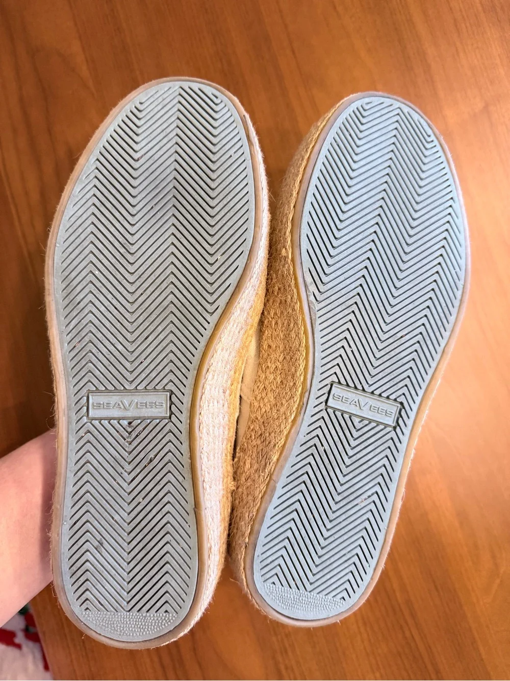 Seavees Oceanside High Espadrille Platform Slip-on Cream Womens 8.5